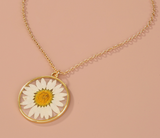 Natural Plant Dried Chrysanthemum Pendant – Jewelry Gift Ideas — 2