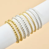 18k Plated Golden Balls Hematite Beaded Bracelet – Jewelry Gift Ideas — 5