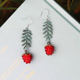 Raspberry Dark Style Two-dimensional Earrings – Stylish Gifts — 7