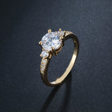 Fashion Women's Simulated Diamond Brass Ring – Stylish Gifts — 1