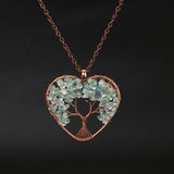 Natural Stone Colorful Tree Root Necklace – Jewelry Gift Ideas — 15