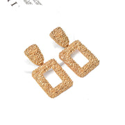 Women's geometric square metal fashion earrings – Stylish Gifts — 1