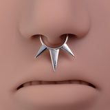 Stainless Steel Special-shaped 3 Fake Nose Ring Bat – Meaningful Gifts — 10