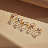 Japanese Retro Style Natural Olivine Ring – Stylish Gifts — 4
