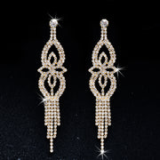 European And American Luxury Full Diamond Long Tassel – Stylish Gifts — 7