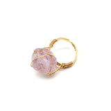 Personality Hand Wrapped Rough Stone Agate Ring – Meaningful Gifts — 2