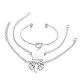 Three-Piece Bow Crown Bracelet Bracelet – Jewelry Gift Ideas — 2