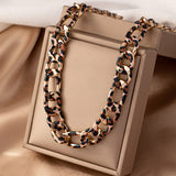 Fashion Necklace Leopard Print Short Thick Chain – Jewelry Gift Ideas — 2