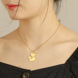 Stainless Steel Hollow Mother Child Love Pendant – Jewelry Gift Ideas — 3