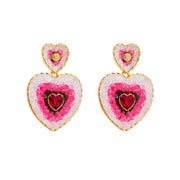 Fashion Multi-layer Love Heart Shape Earrings Women – Stylish Gifts — 4