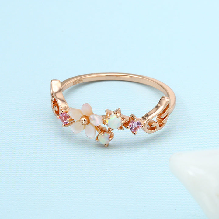 Auspicious Flower Language Ring – Unique Gift Ideas — 1