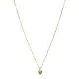 Sterling Silver Necklace Plated With 14K Emerald – Jewelry Gift Ideas — 4