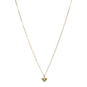 Sterling Silver Necklace Plated With 14K Emerald – Jewelry Gift Ideas — 4