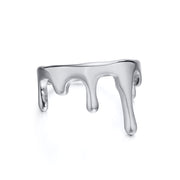 Titanium Steel Ring, Flowing Water Droplets Are – Practical Gifts — 4