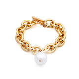 Simple and elegant chain pearl bracelet – Jewelry Gift Ideas — 3