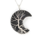 Natural Crystal Moon Pendant – Jewelry Gift Ideas — 3