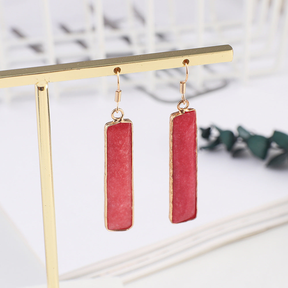 Natural Stone Pendant New Women's Trendy Earrings – Jewelry Gift Ideas — 1