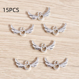 Electroplated Alloy Hollow Love Angel Wings – Jewelry Gift Ideas — 12