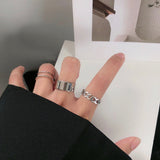 Female Personalized Wide Index Finger Ring Set – Jewelry Gift Ideas — 4