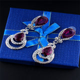 Rhinestone Inlaid Water Drop Shape Vintage – Jewelry Gift Ideas — 5