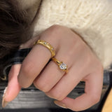 Special-interest Design Elegant Square Ring – Special Occasion Gifts — 4
