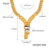 Fashion Trend Y Letter Zircon-inlaid Pendant – Jewelry Gift Ideas — 14