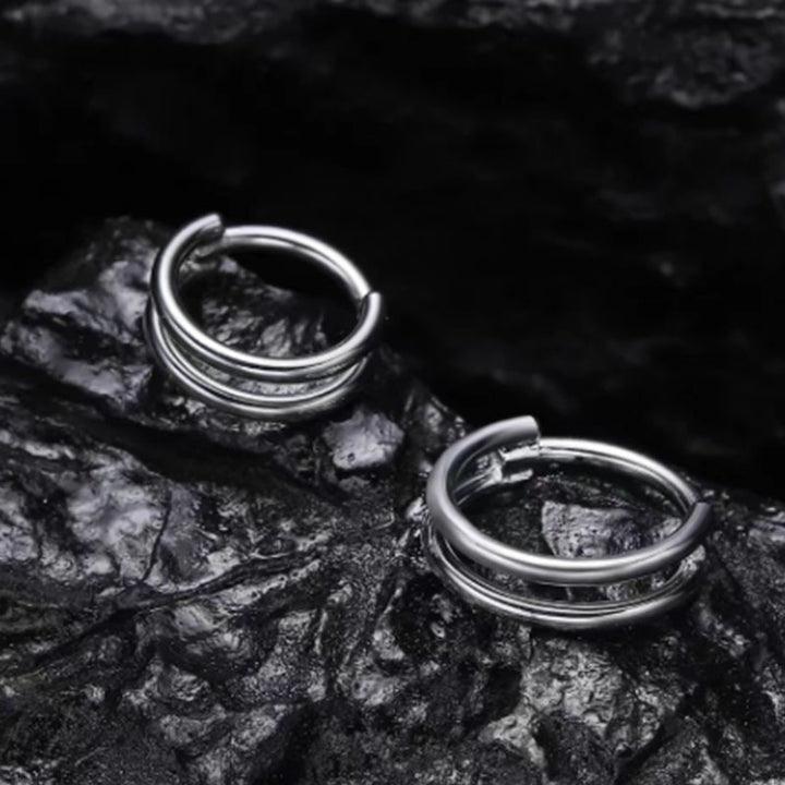 G23 Titanium Zircon Nose Ring Seamless Earrings – Small Gift Ideas — 1