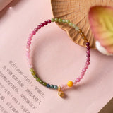 Single-loop Tourmaline Charm Bracelet With Nissin – Jewelry Gift Ideas — 3