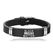 Personalized Stainless Steel Silicone Bracelet – Jewelry Gift Ideas — 3