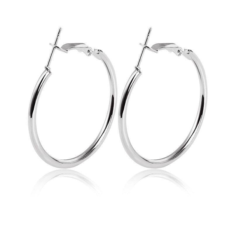 Temperament Big Circle Earrings Hot Sale New Simple – Practical Gifts — 1