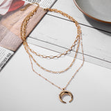 Korean Jewelry Multi-Layer Chain Head Pendant – Jewelry Gift Ideas — 2