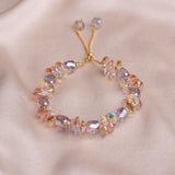 Fashion Glass Floral Ball Crystal Bracelet – Stylish Gifts — 4