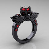 Style Skull Ring Ruby Ring Style Accessories – Stylish Gifts — 12