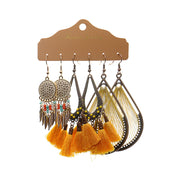 Simple Small Clear Alloy Earrings Retro Set – Thoughtful Gifts — 9