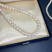 Freshwater Pearl Necklace Extremely Strong Light – Jewelry Gift Ideas — 12