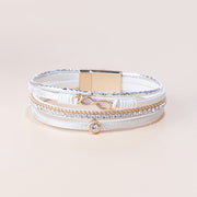 Women's Punk Style Multi-layer Diamond Leather – Stylish Gifts — 1