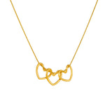 Simple Gold-plated Love Connection Pendant Chain – Jewelry Gift Ideas — 5