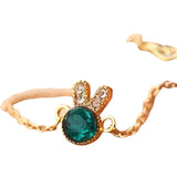 Alloy Rabbit Diamond Diamond Bracelet Lady – Jewelry Gift Ideas — 3