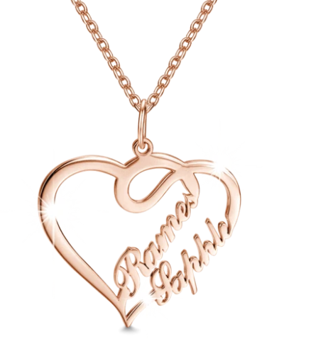 Heart letter necklace – Jewelry Gift Ideas — 1