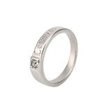 Couple Fashion Zircon Titanium Steel Ring – Stylish Gifts — 2