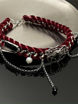 Vintage Red Spider Web Necklace For Lady – Jewelry Gift Ideas — 2