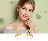 S925 silver earrings sun shape geometry – Small Gift Ideas — 3