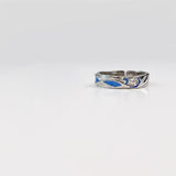 Wavy Fishtail Couple Adjustable Opening Ring – Gifts for Couples — 5