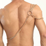 Fashion Stainless Steel Chest Strap For Men – Stylish Gifts — 4