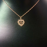 Heart-shaped sequin necklace – Jewelry Gift Ideas — 4