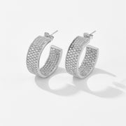 Diamond-embedded Hip Hop Men's Full Diamond Earrings – Gifts for Him — 4