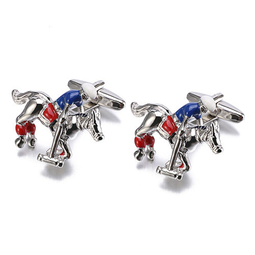 French cuffs metal painted cufflinks – Everyday Gifts — 1
