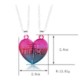 Fashion New Childrens Gradient Love Necklace – Jewelry Gift Ideas — 2