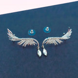 Earrings 925 Silver Needle Angel Wings Water Drop – Birthday Gifts — 4