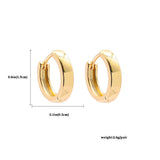 Earrings Temperament Simple Circle Small Hoop – Surprise Gifts — 3